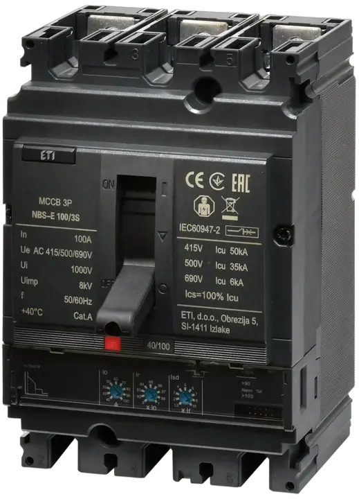 Obrázek NBS-E 100/3S 100A 3P