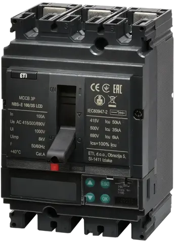 NBS-E 100/3S LCD 100A 3P
