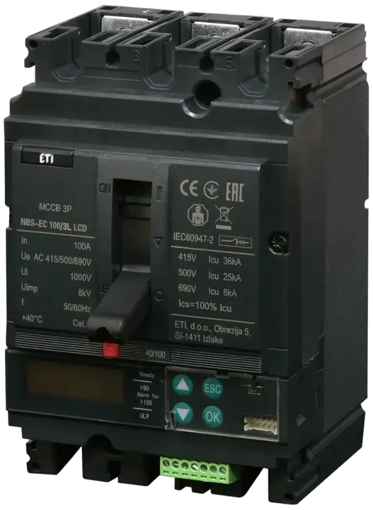Obrázek NBS-EC 100/3L LCD 100A 3P