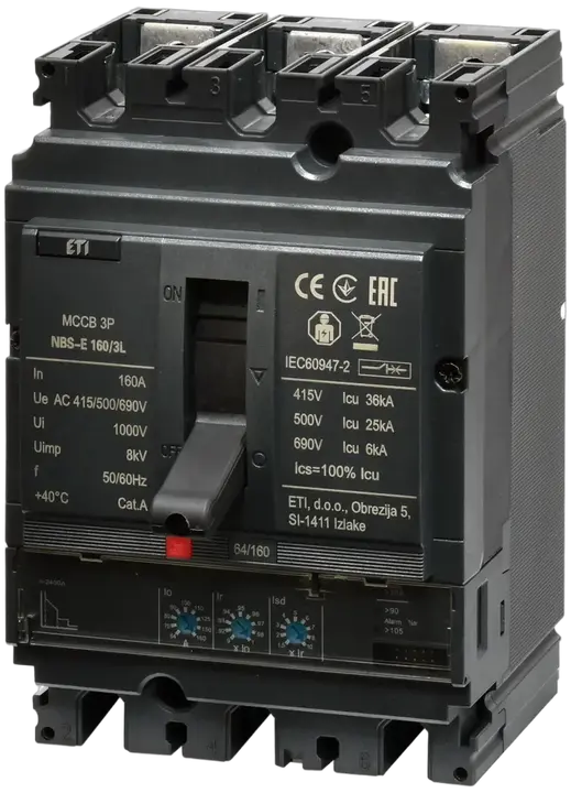 Obrázek NBS-E 160/3L 160A 3P