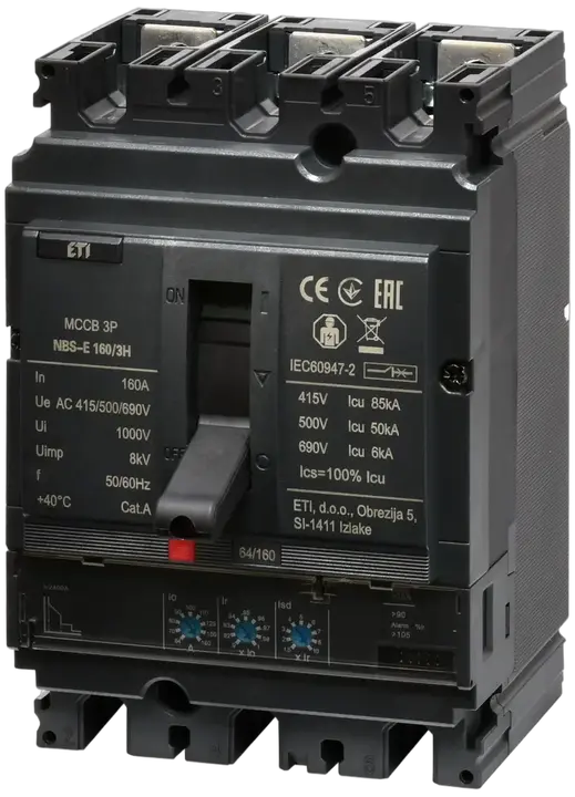 Obrázek NBS-E 160/3H 160A 3P