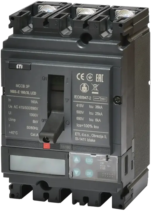Obrázek NBS-E 160/4H 160A 4P