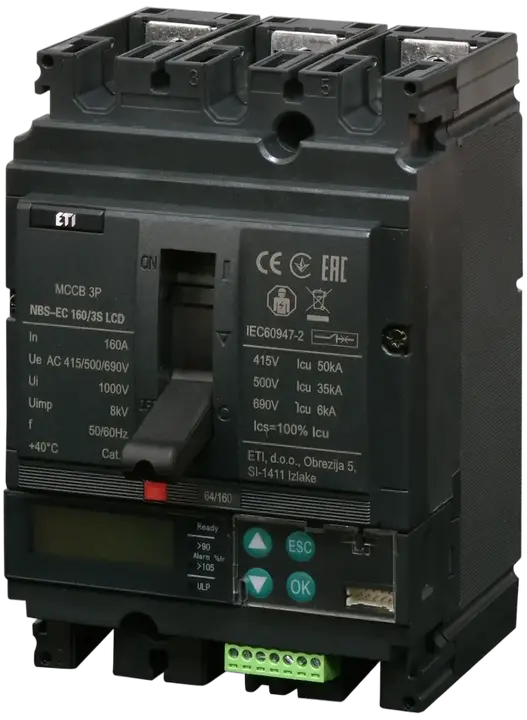 Obrázek NBS-EC 160/3S LCD 160A 3P