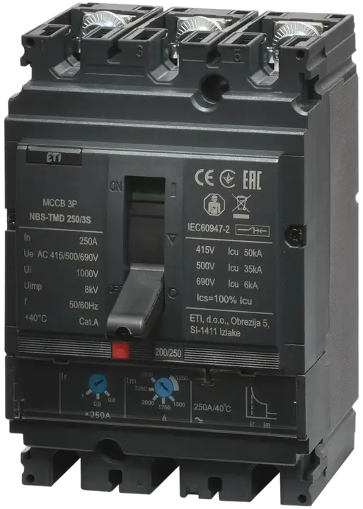Obrázek NBS-TMD 250/3S 250A 3P