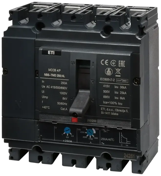 Obrázek NBS-TMD 250/4S 200A 4P