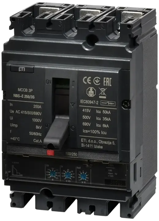 Obrázek NBS-E 250/3S 250A 3P