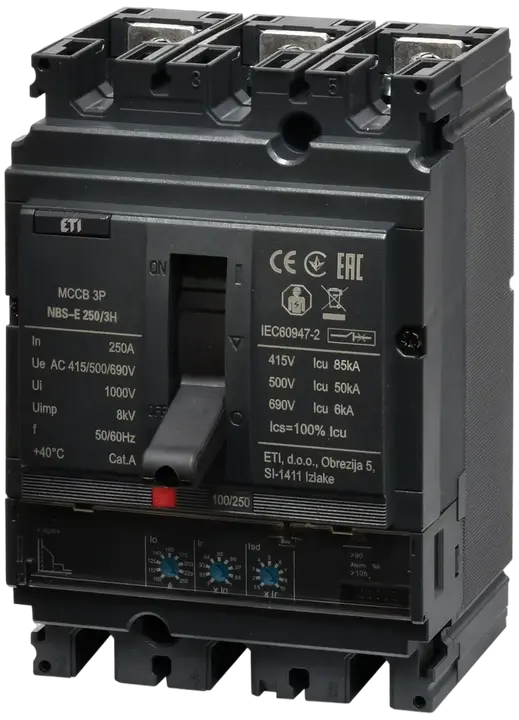 Obrázek NBS-E 250/3H 250A 3P