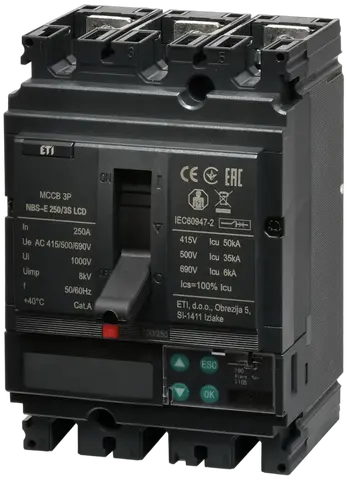 NBS-E 250/3S LCD 250A 3P