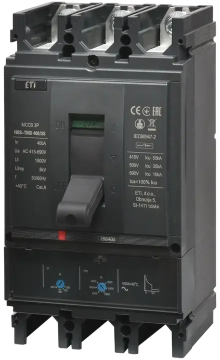 Obrázek NBS-TMD 400/3S 400A 3P