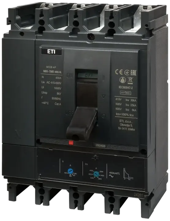 Obrázek NBS-TMD 400/4S 400A 4P