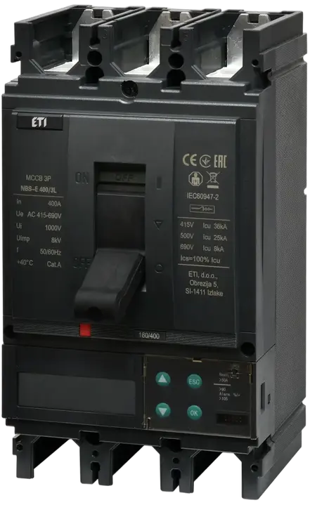 Obrázek NBS-E 400/3L LCD 400A 3P