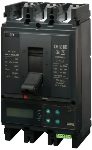 NBS-EC 400/3L LCD 400A 3P