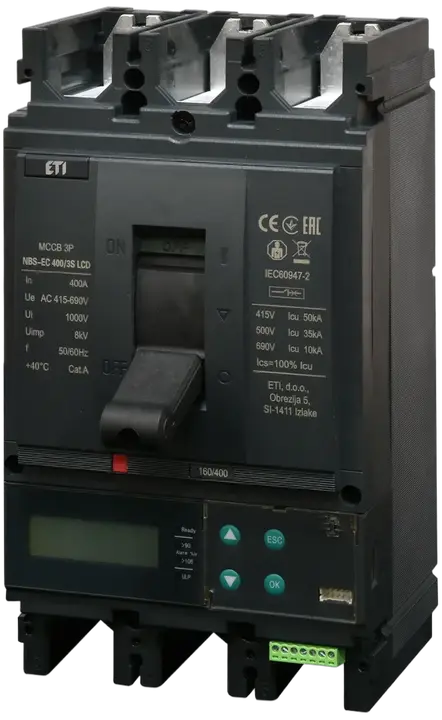 Obrázek NBS-EC 400/3S LCD 400A 3P