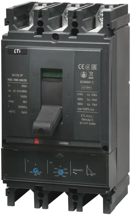 Obrázek NBS-TMD 630/3S 600A 3P