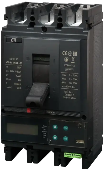Obrázek NBS-EC 630/3S LCD 630A 3P