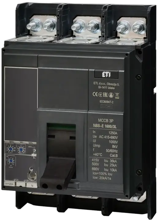 Obrázek NBS-E 1600/3L 1250A 3P