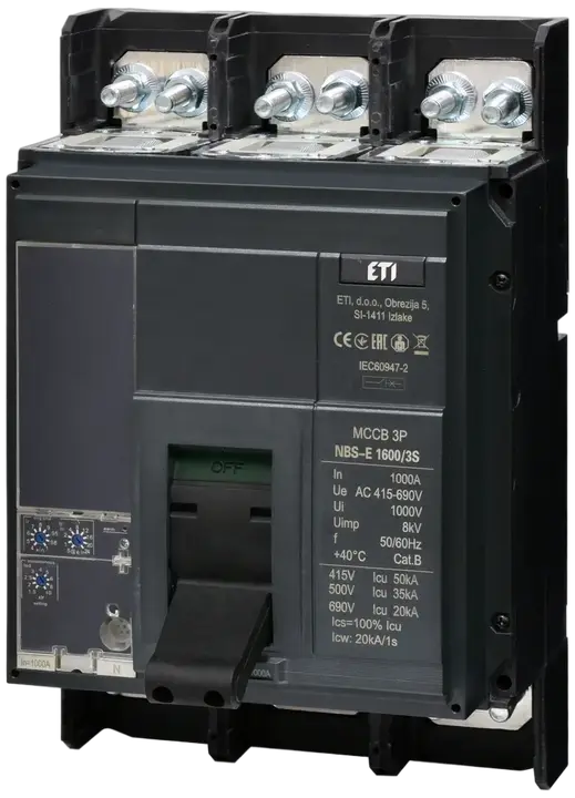 Obrázek NBS-E 1600/3S 1000A 3P