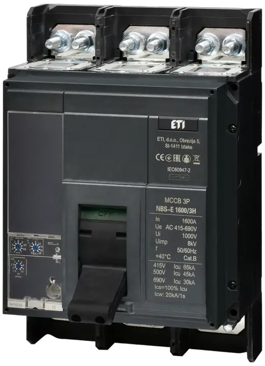 Obrázek NBS-E 1600/3H 1600A 3P