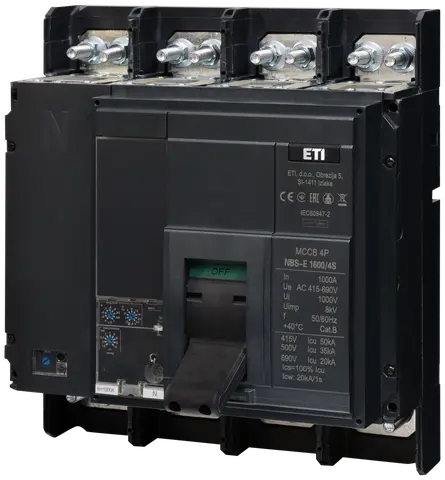 NBS-E 1600/4S LCD 1000A 4P