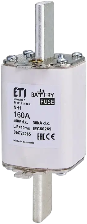 Obrázek NH1 gBat 160A/550V DC