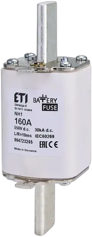 NH1 gBat 160A/550V DC