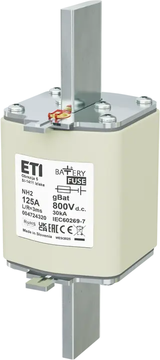 Obrázek NH2 gBat 125A/800V DC