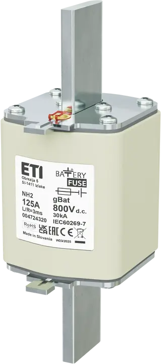 Obrázek NH2 gBat 125A/800V DC