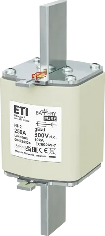 NH2 gBat 250A/800V DC