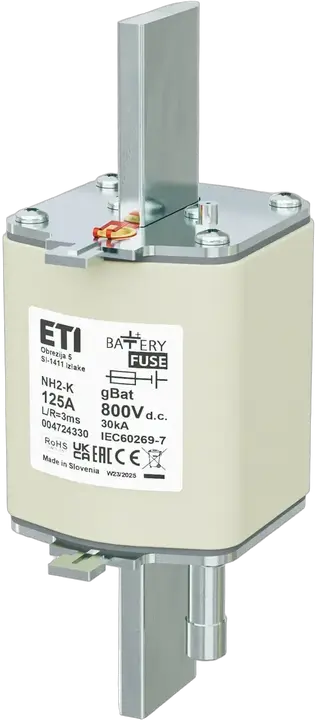 Obrázek NH2/K gBat 125A/800V DC