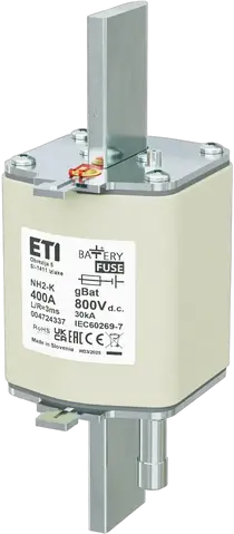 NH2/K gBat 400A/800V DC