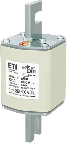 NHS2/110 gBat 125A/800V DC