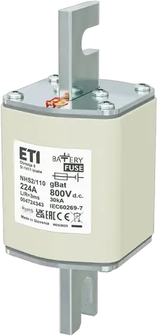 NHS2/110 gBat 224A/800V DC