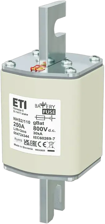 Obrázek NHS2/110 gBat 250A/800V DC