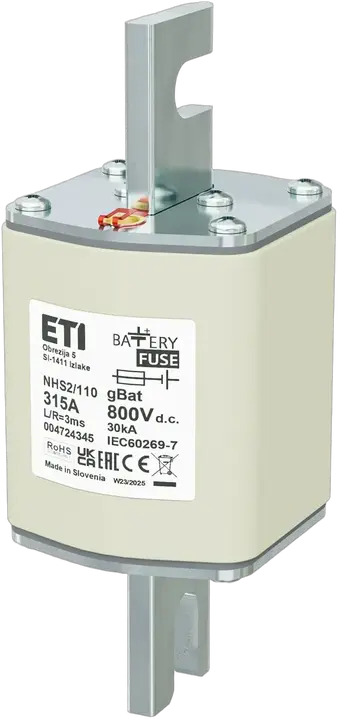 Obrázek NHS2/110 gBat 315A/800V DC