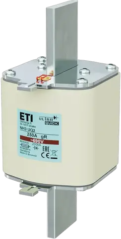 NH3 UQ2 gR 250A/690V