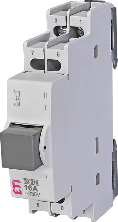 Obrázek *TG 216 2pol 16A grey
